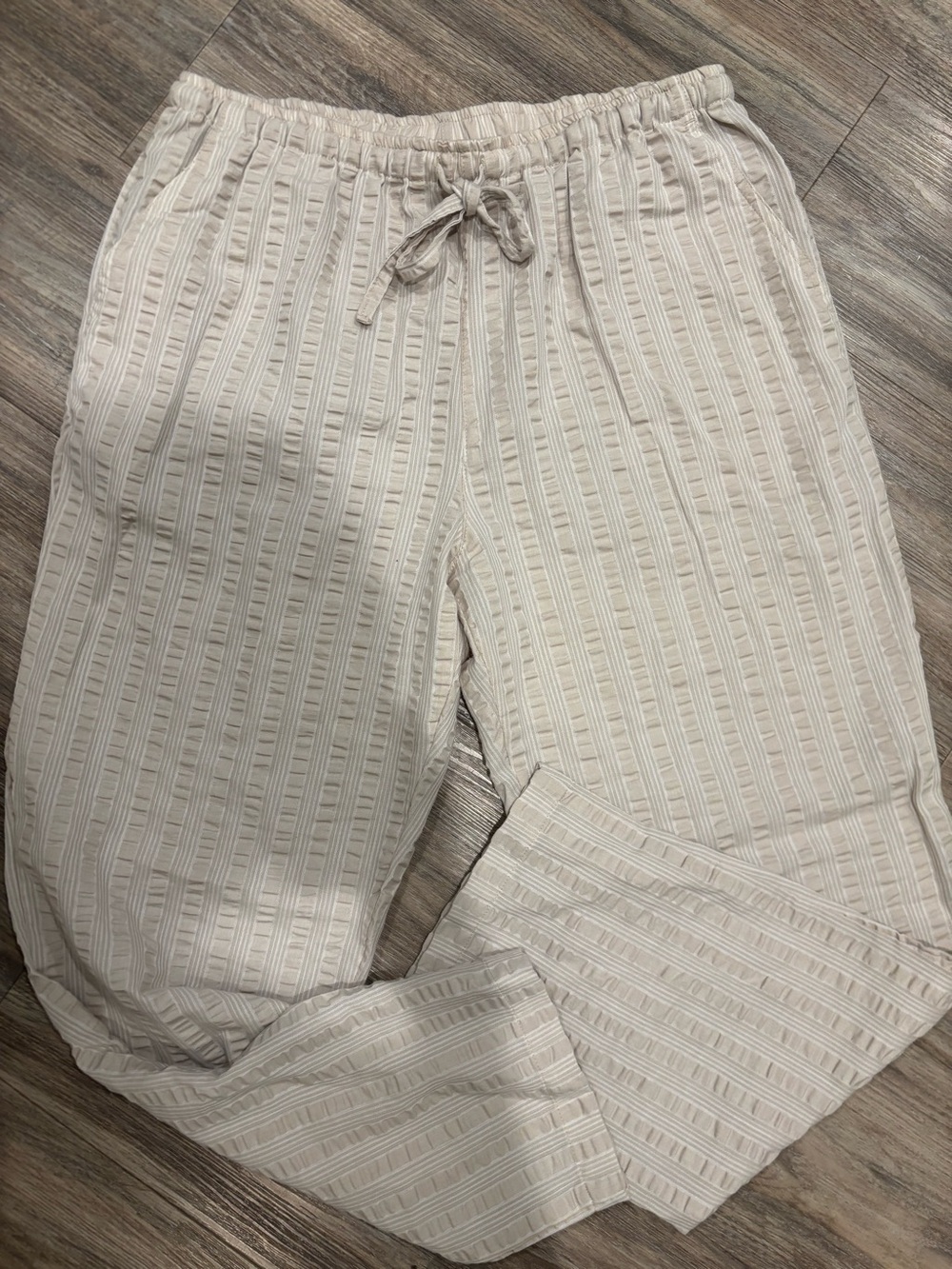 Appleseed Petites Textured Drawstring Lounge Pants - 14P